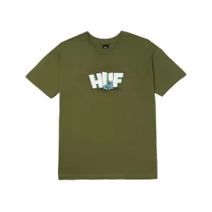 Huf The Drop S/S Tee - Olive