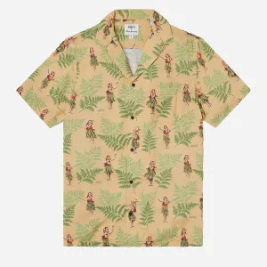 HULA 'AUANA CAMP SHIRT - YELLOW