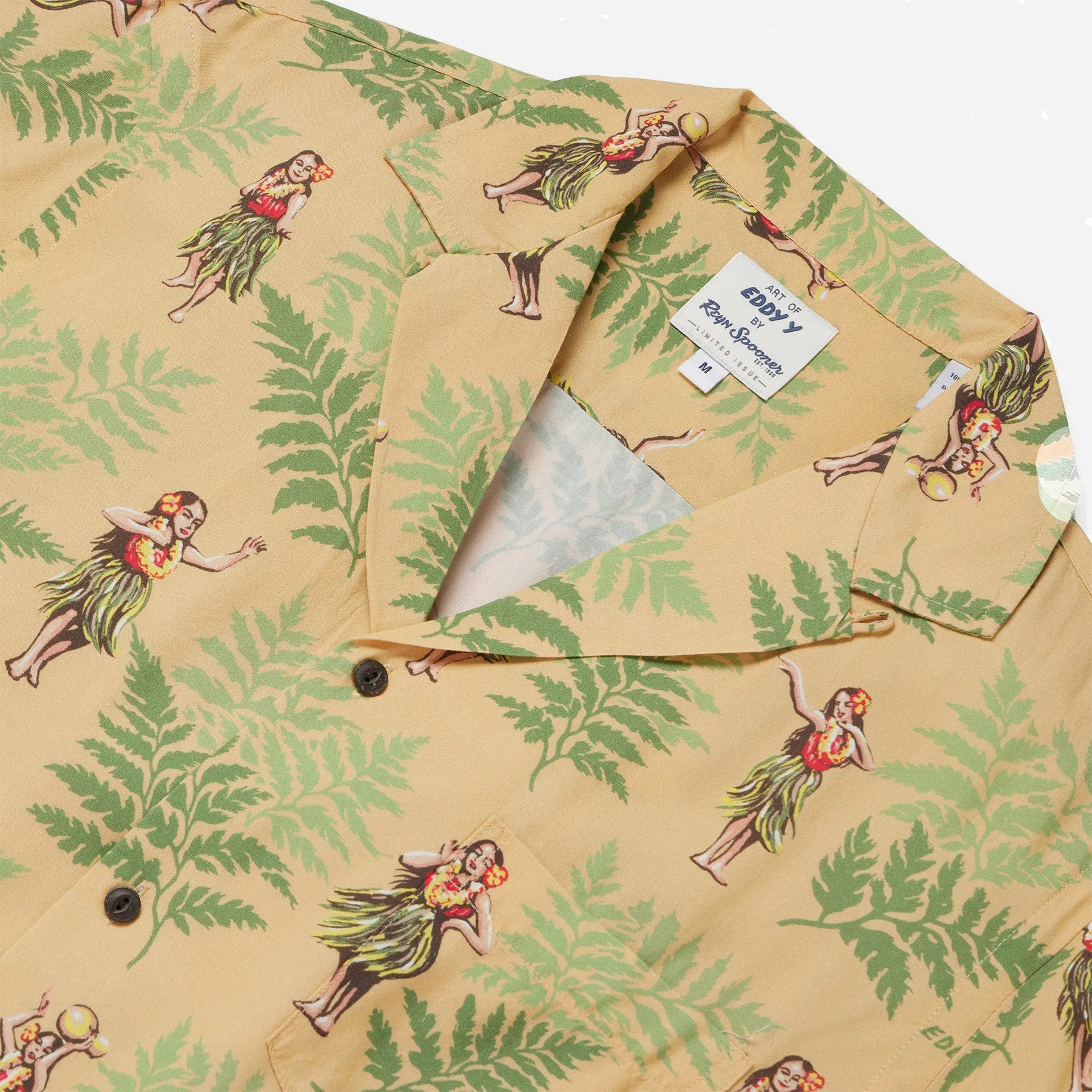 HULA 'AUANA CAMP SHIRT - YELLOW