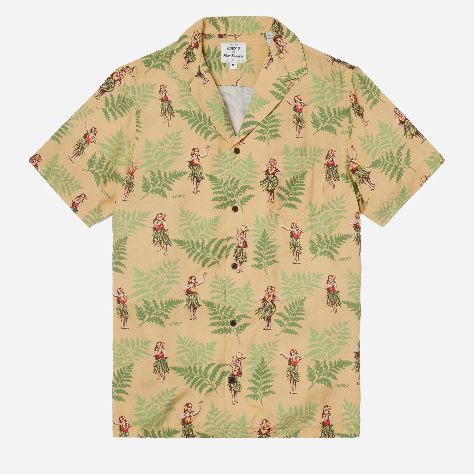HULA 'AUANA CAMP SHIRT - YELLOW