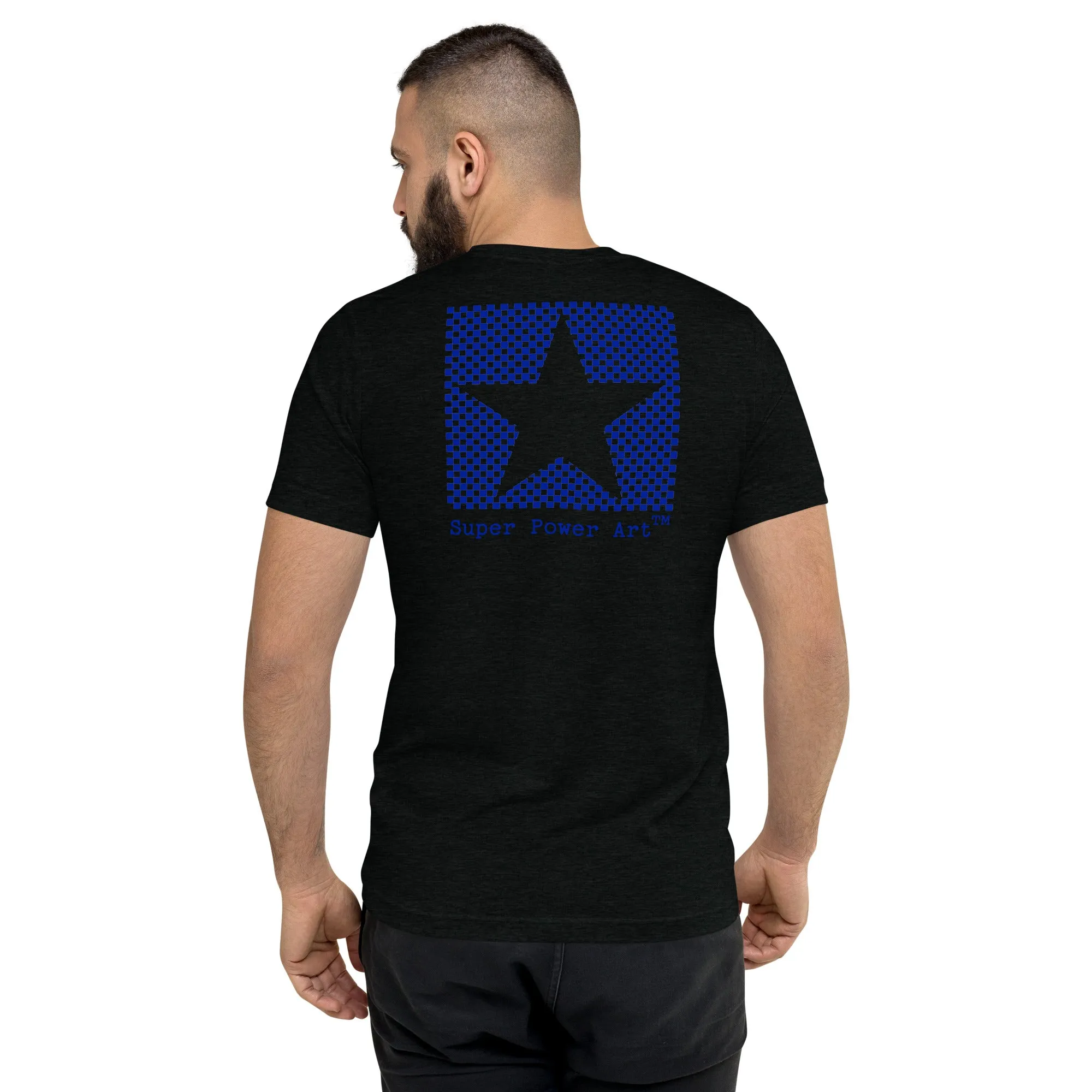 Insook Hwang's art_Net_Blue Dino #1_Short sleeve t-shirt_DTG#1 (Four colors)