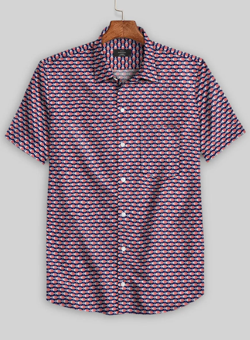 Italian Cotton Bait Fish Shirt