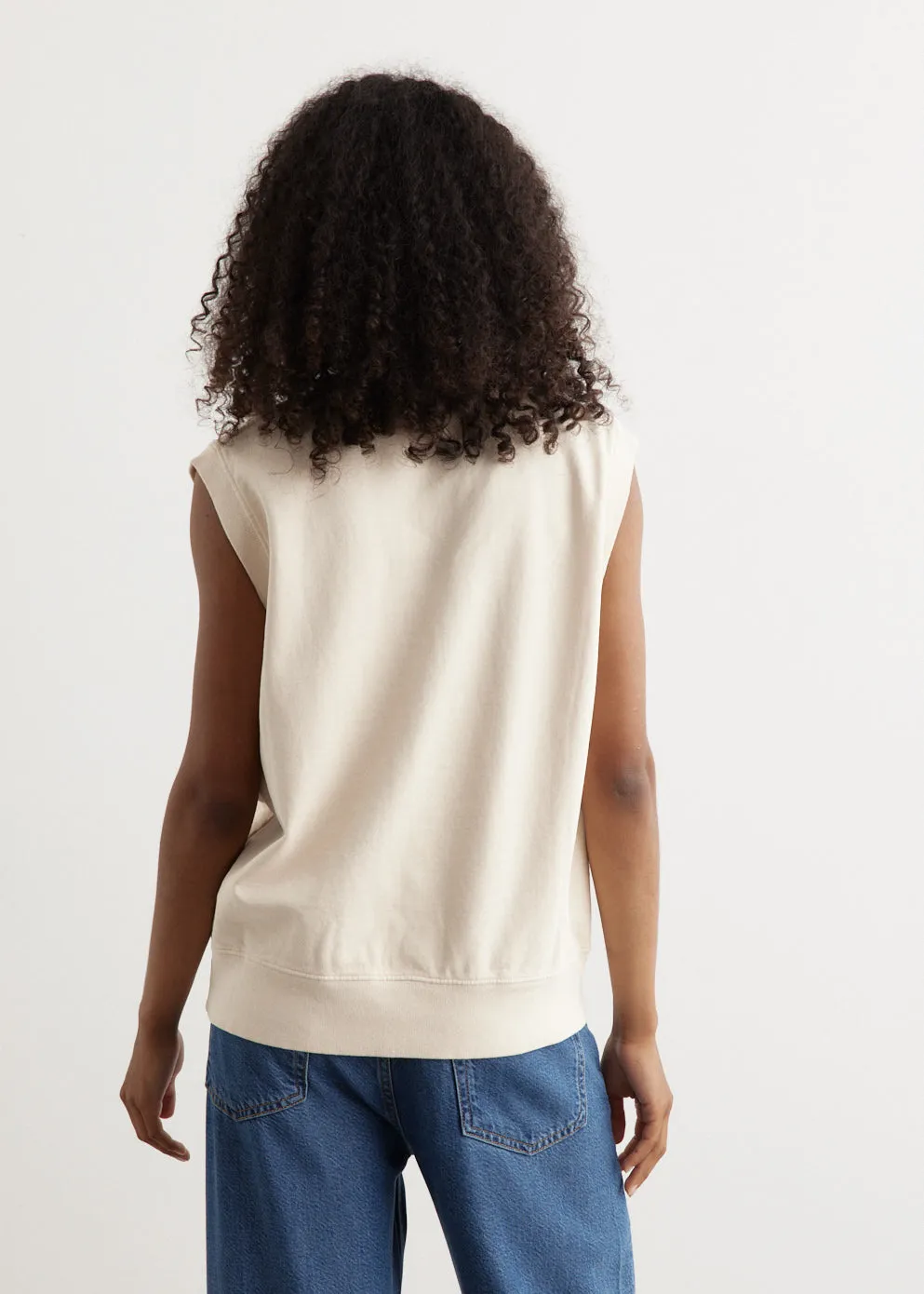 Italic Logo V-Neck Vest