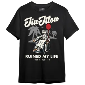 Jiu Jitsu Ruined My Life - Front Print - T-Shirt