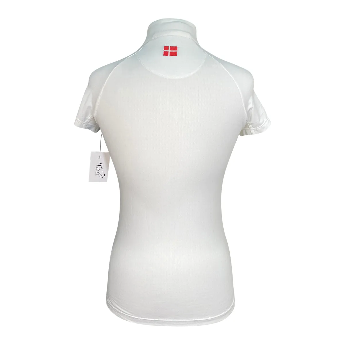 Kastel 'Charlotte' Signature Short Sleeve Shirt in White - Women's Small