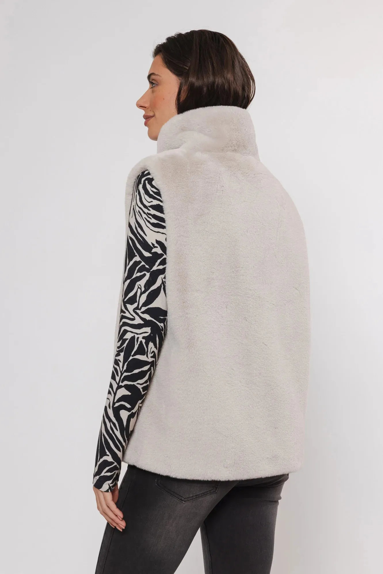 Lison Short Waistcoat - Birch