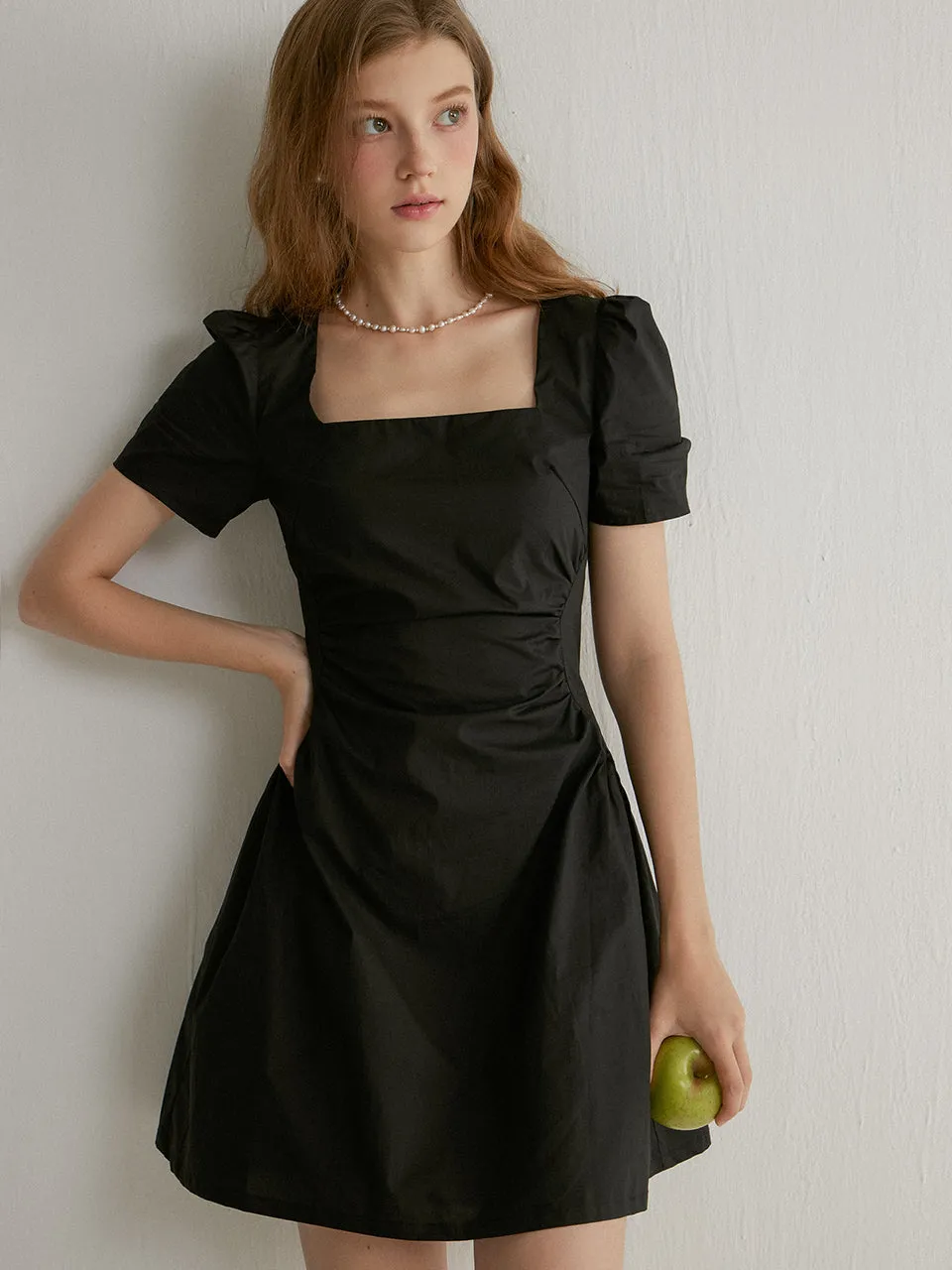 Lucy black mini dress
