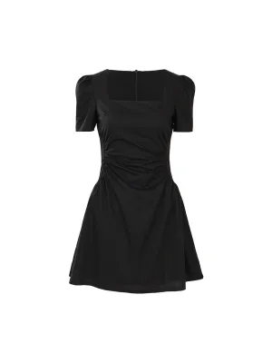 Lucy black mini dress