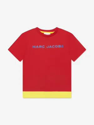 MARC JACOBS Boys Logo T-Shirt in Red