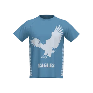Men's Eagles Seamless Knit Short Sleeve T-shirt-Cotton Feel Lightweight