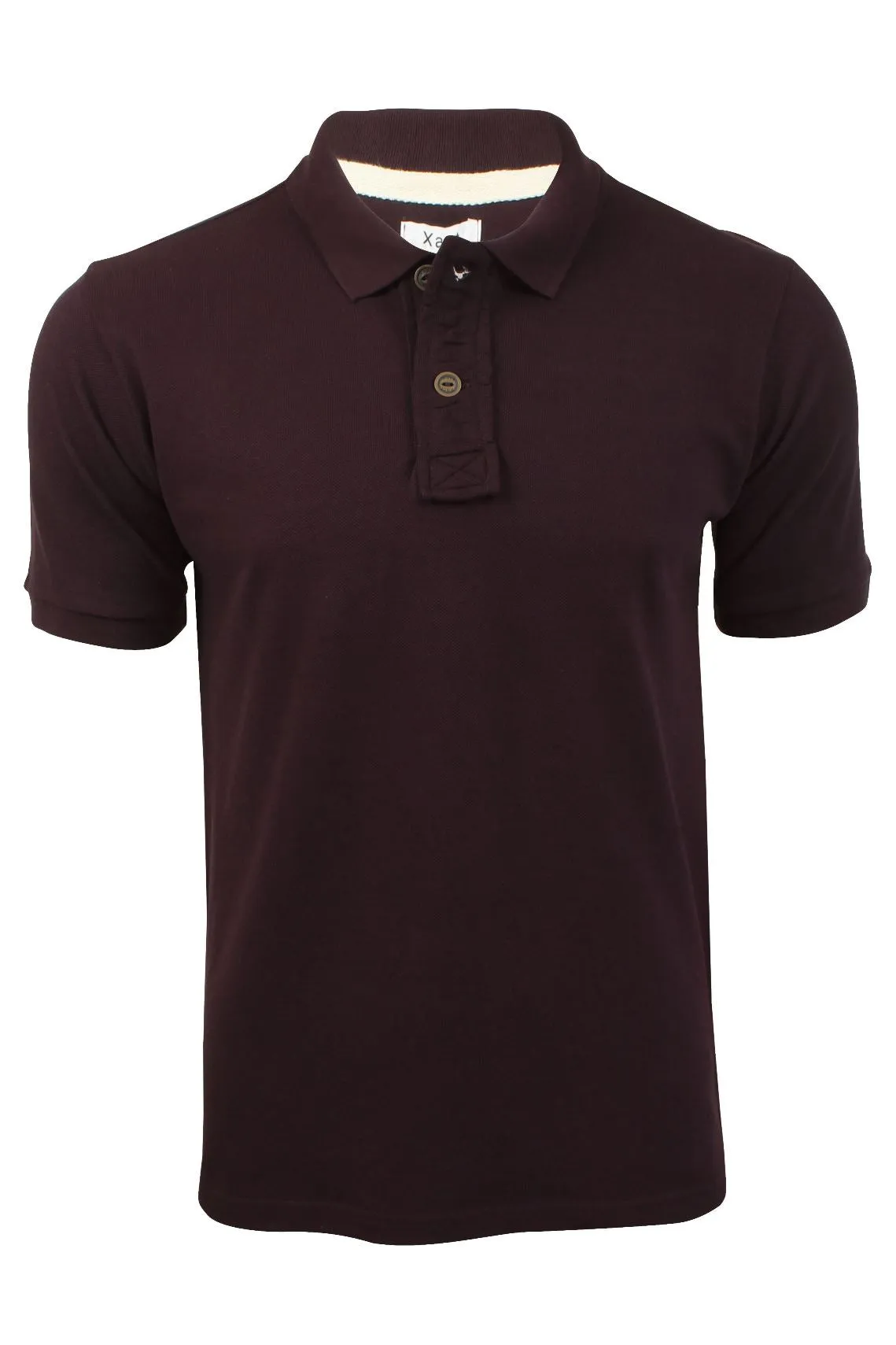 Mens Pique Polo T-Shirt by Xact - Short Sleeved (Marl Grey)
