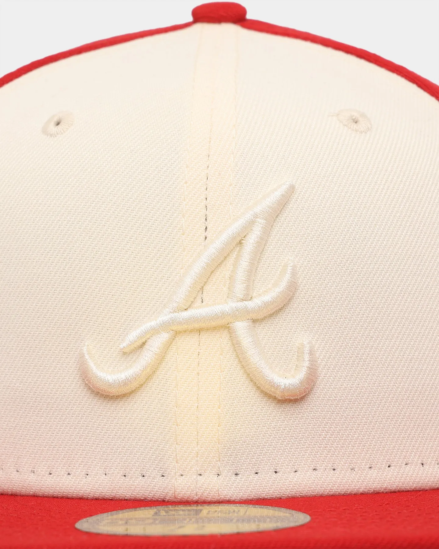 New Era Atlanta Braves 'Tonal Two-Tone' 59FIFTY Fitted Light Beige