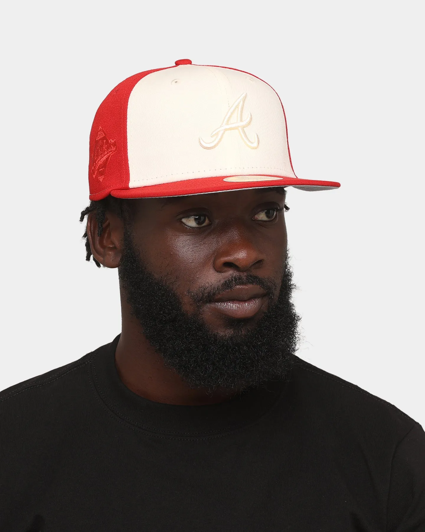 New Era Atlanta Braves 'Tonal Two-Tone' 59FIFTY Fitted Light Beige