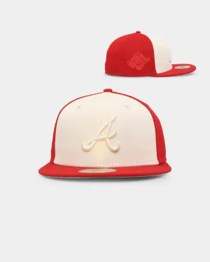 New Era Atlanta Braves 'Tonal Two-Tone' 59FIFTY Fitted Light Beige