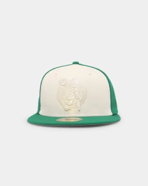 New Era Boston Celtics 'Tonal Two-Tone' 59FIFTY Fitted Light Beige