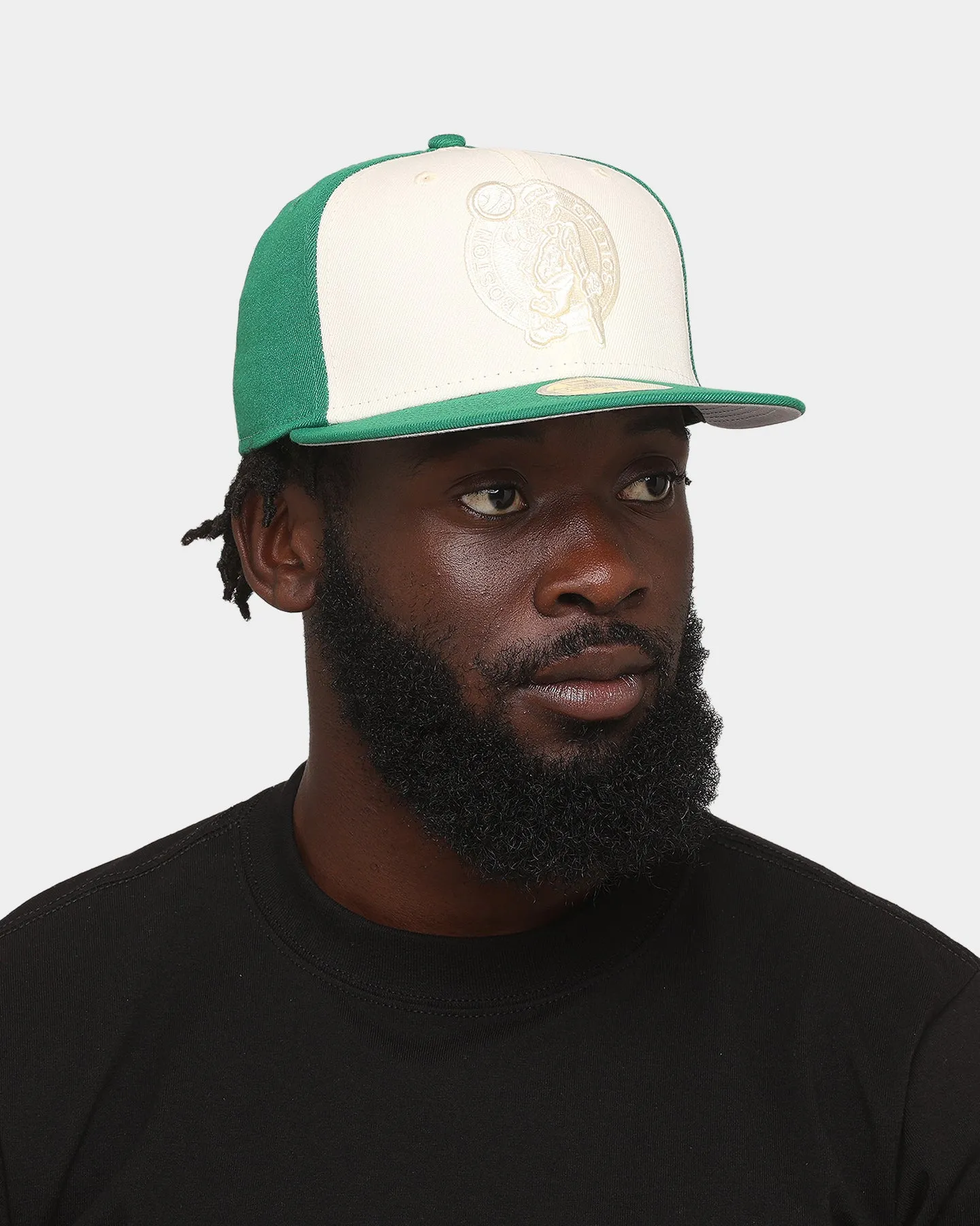 New Era Boston Celtics 'Tonal Two-Tone' 59FIFTY Fitted Light Beige