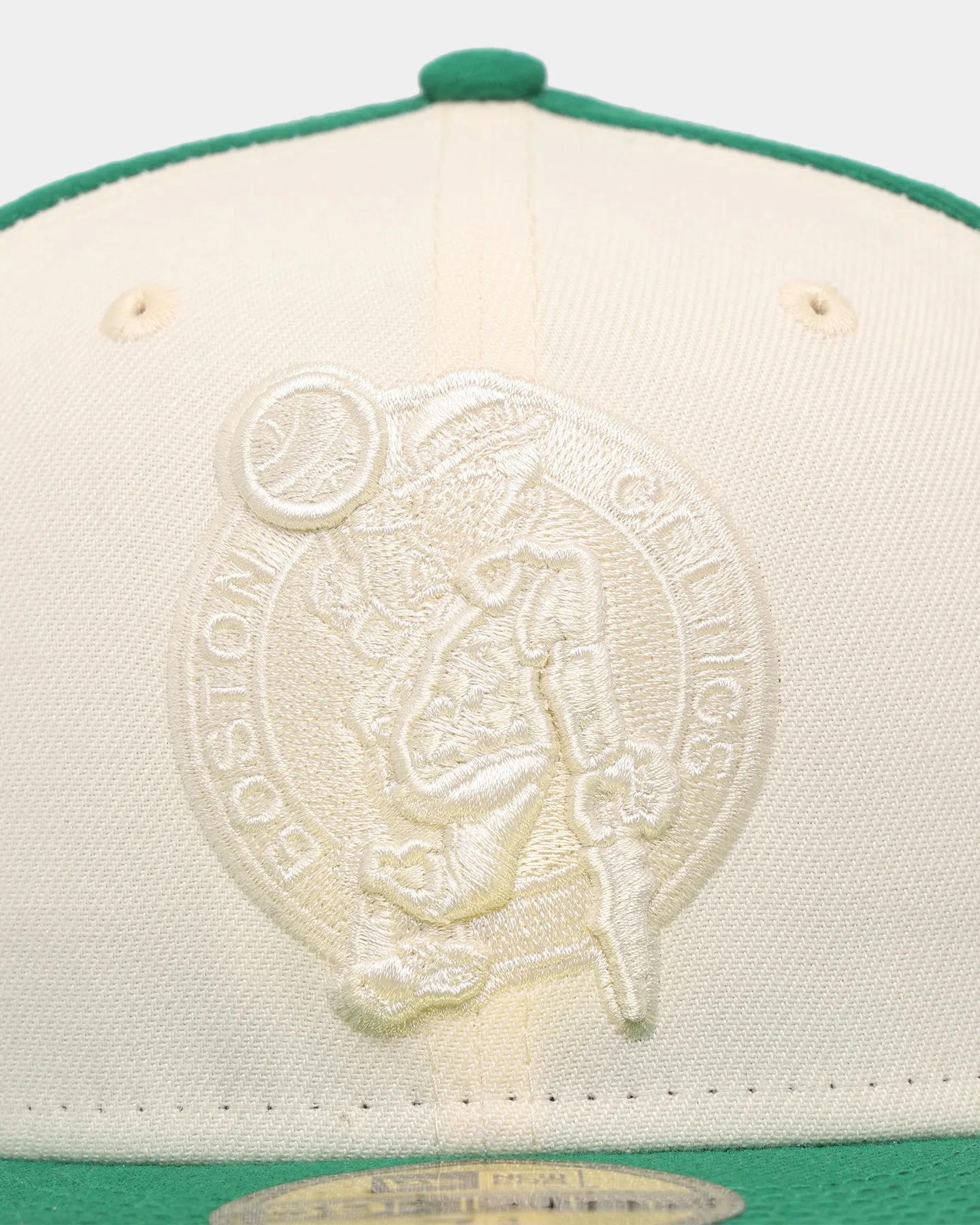 New Era Boston Celtics 'Tonal Two-Tone' 59FIFTY Fitted Light Beige