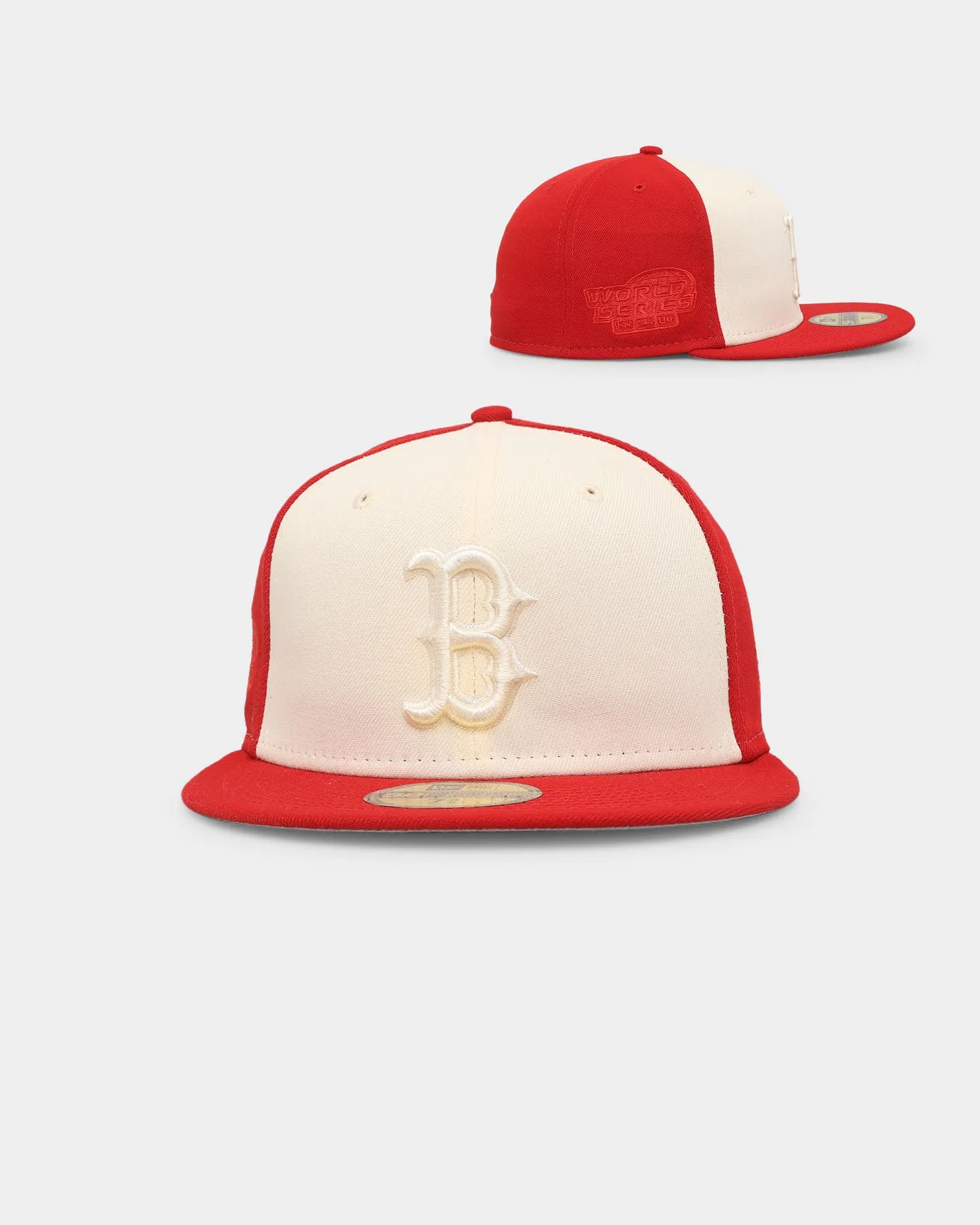 New Era Boston Red Sox 'Tonal Two-Tone' 59FIFTY Fitted Light Beige