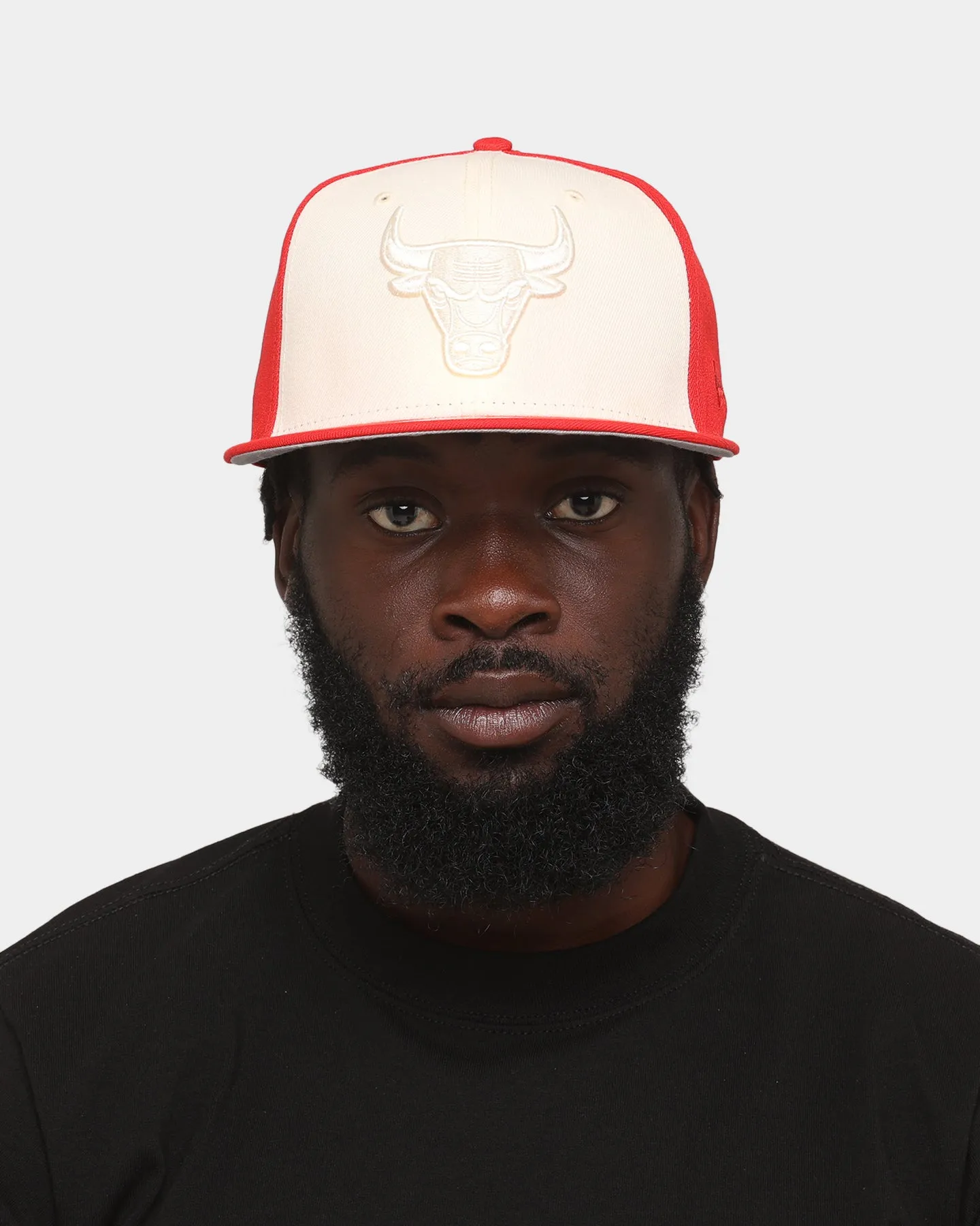 New Era Chicago Bulls 'Tonal Two-Tone' 59FIFTY Fitted Light Beige