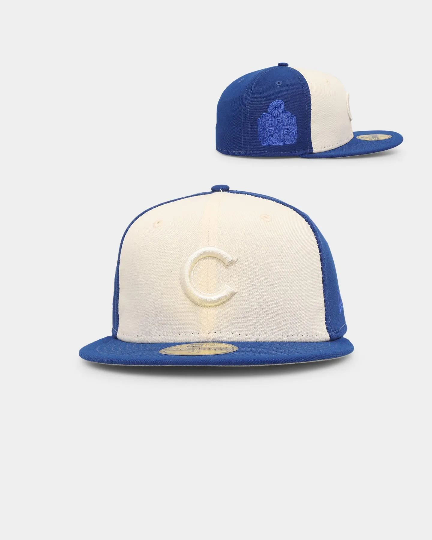 New Era Chicago Cubs 'Tonal Two-Tone' 59FIFTY Fitted Light Beige