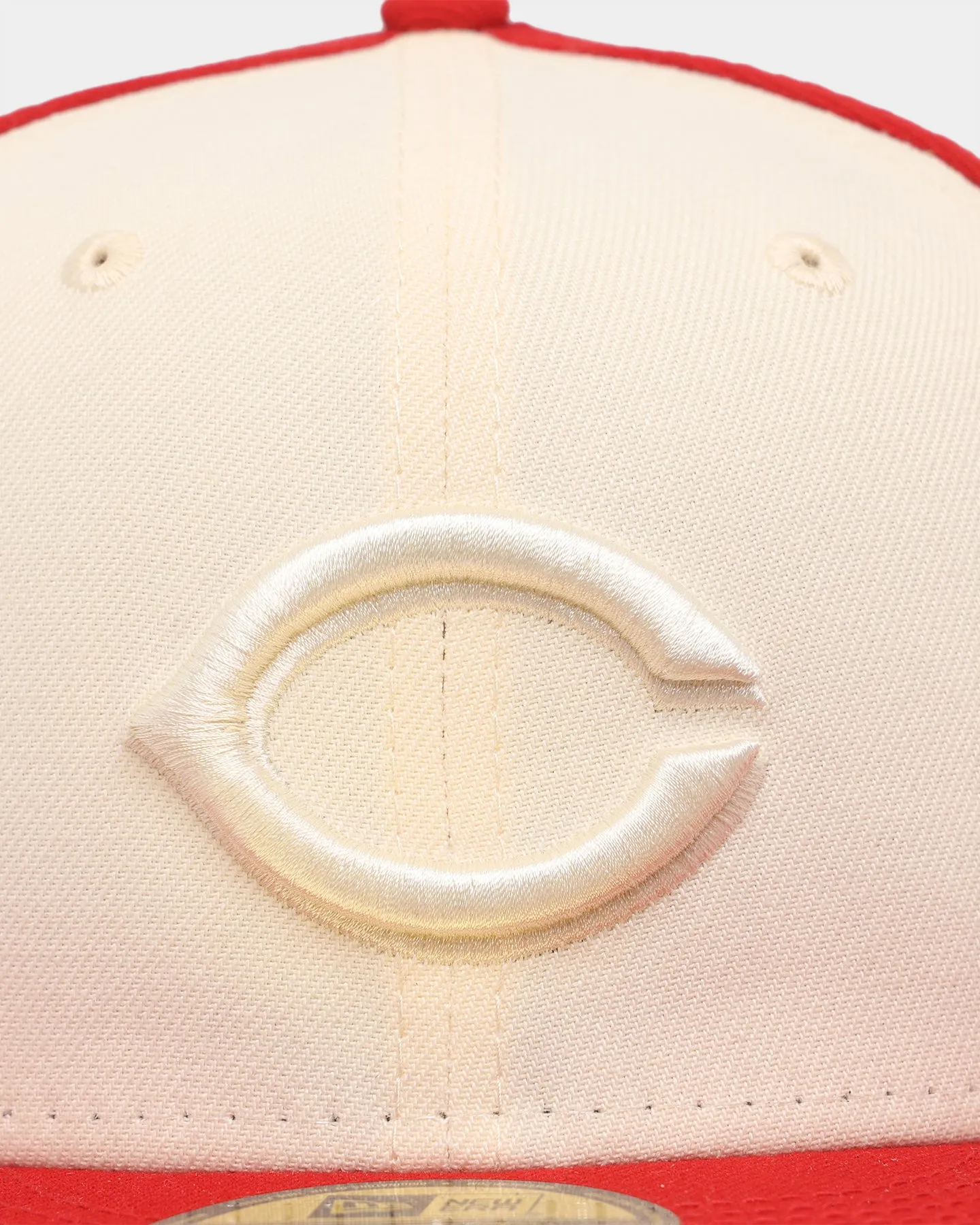 New Era Cincinatti Reds 'Tonal Two-Tone' 59FIFTY Fitted Light Beige
