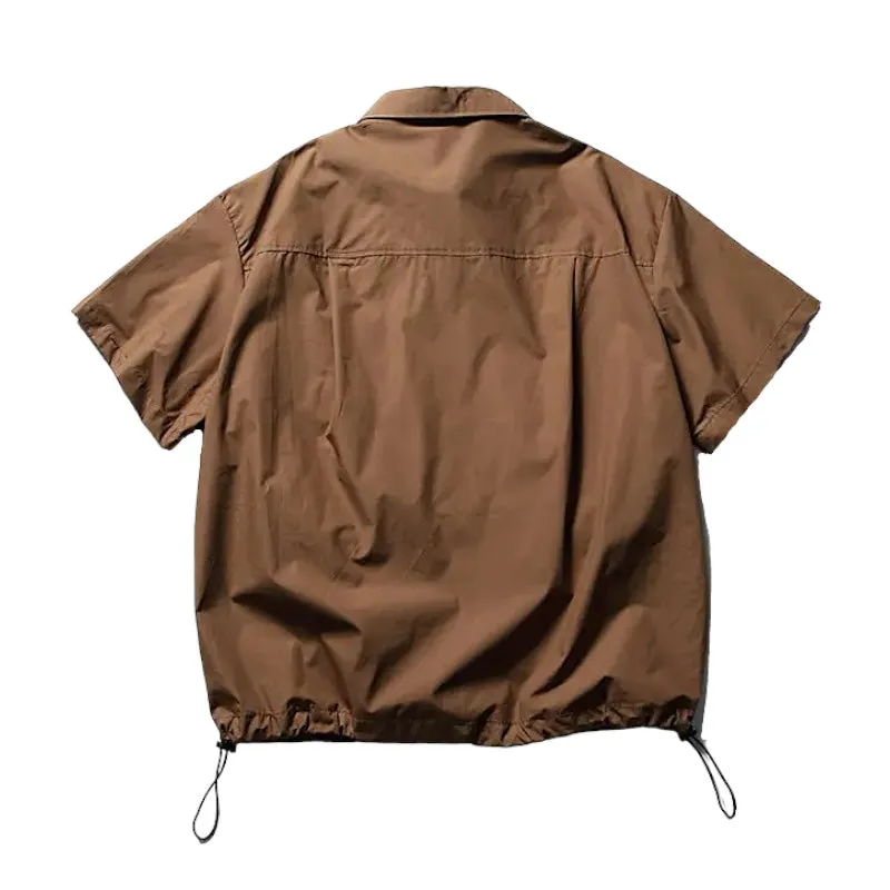 Outdoor boxy cargo shirt