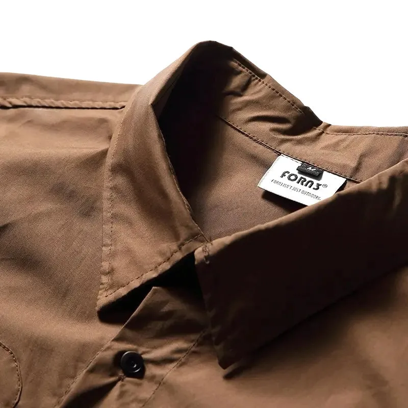 Outdoor boxy cargo shirt