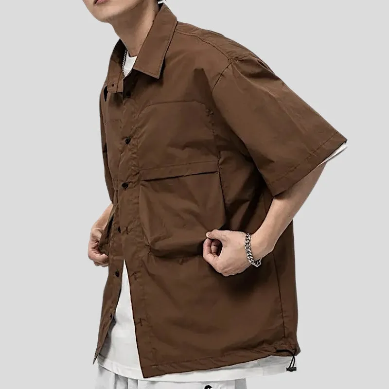 Outdoor boxy cargo shirt