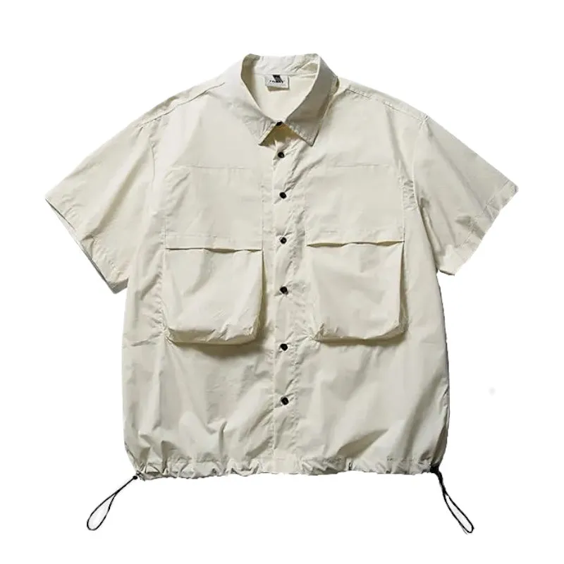 Outdoor boxy cargo shirt