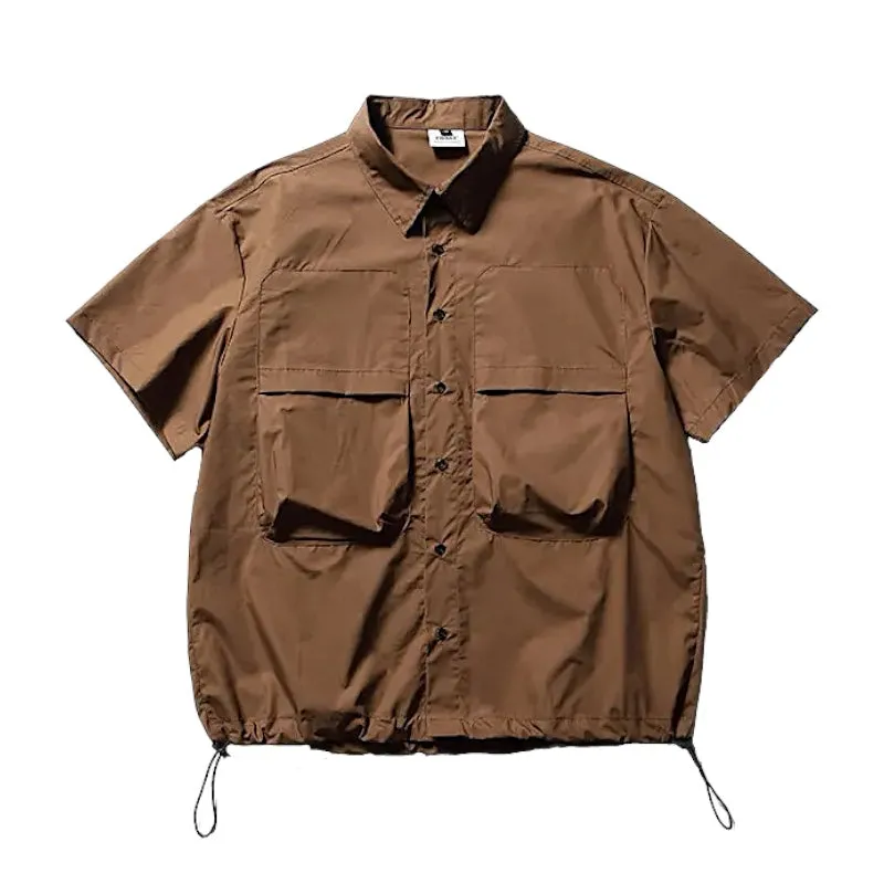 Outdoor boxy cargo shirt
