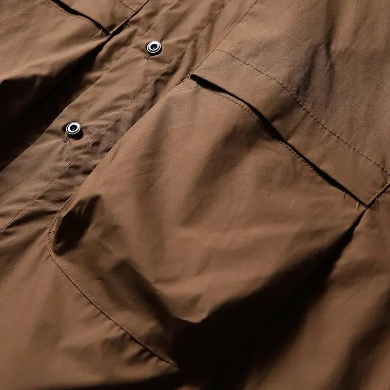 Outdoor boxy cargo shirt