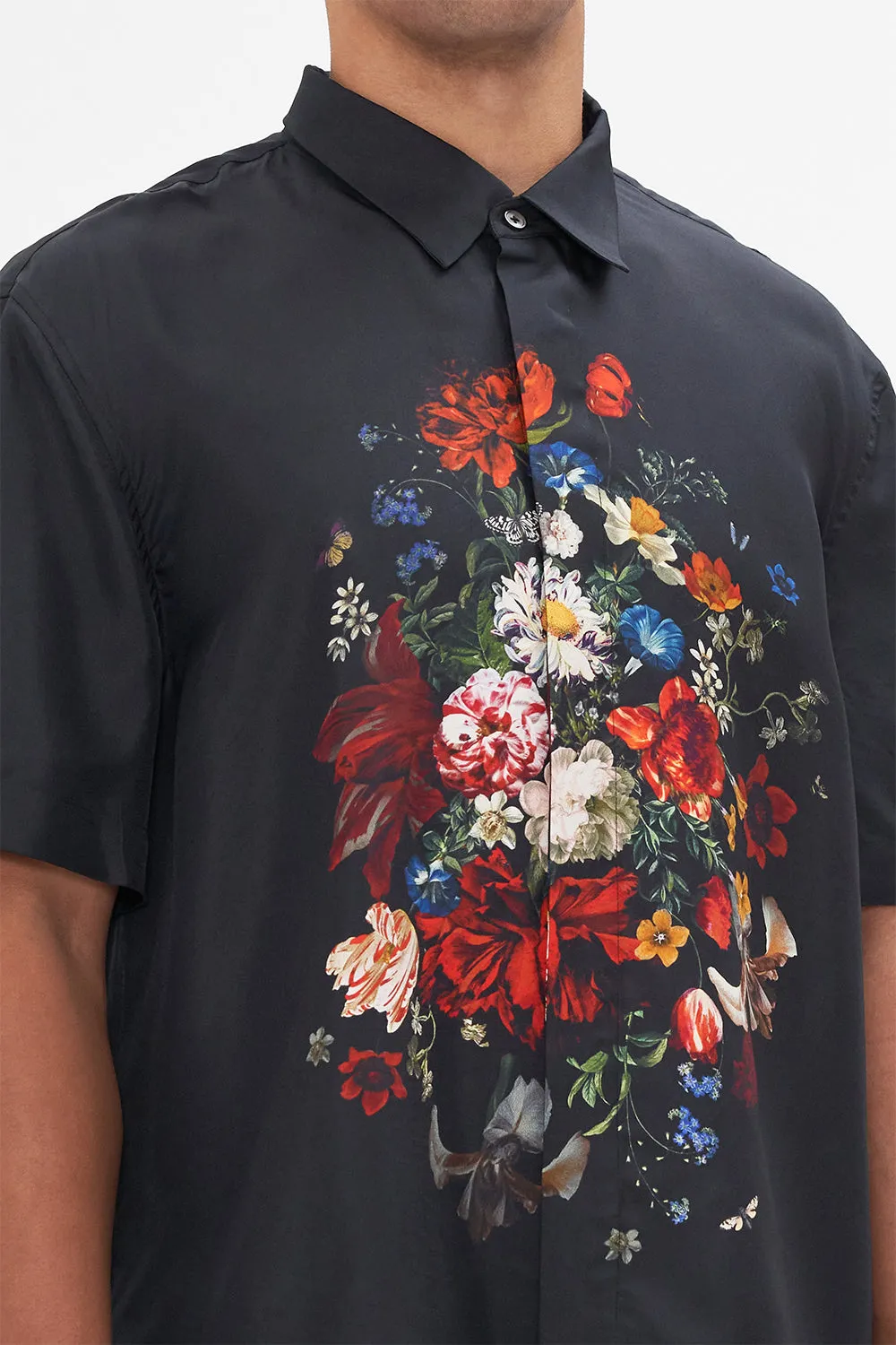OVERSIZED BUTTON THROUGH SHORT SLEEVE SHIRT A STILL LIFE