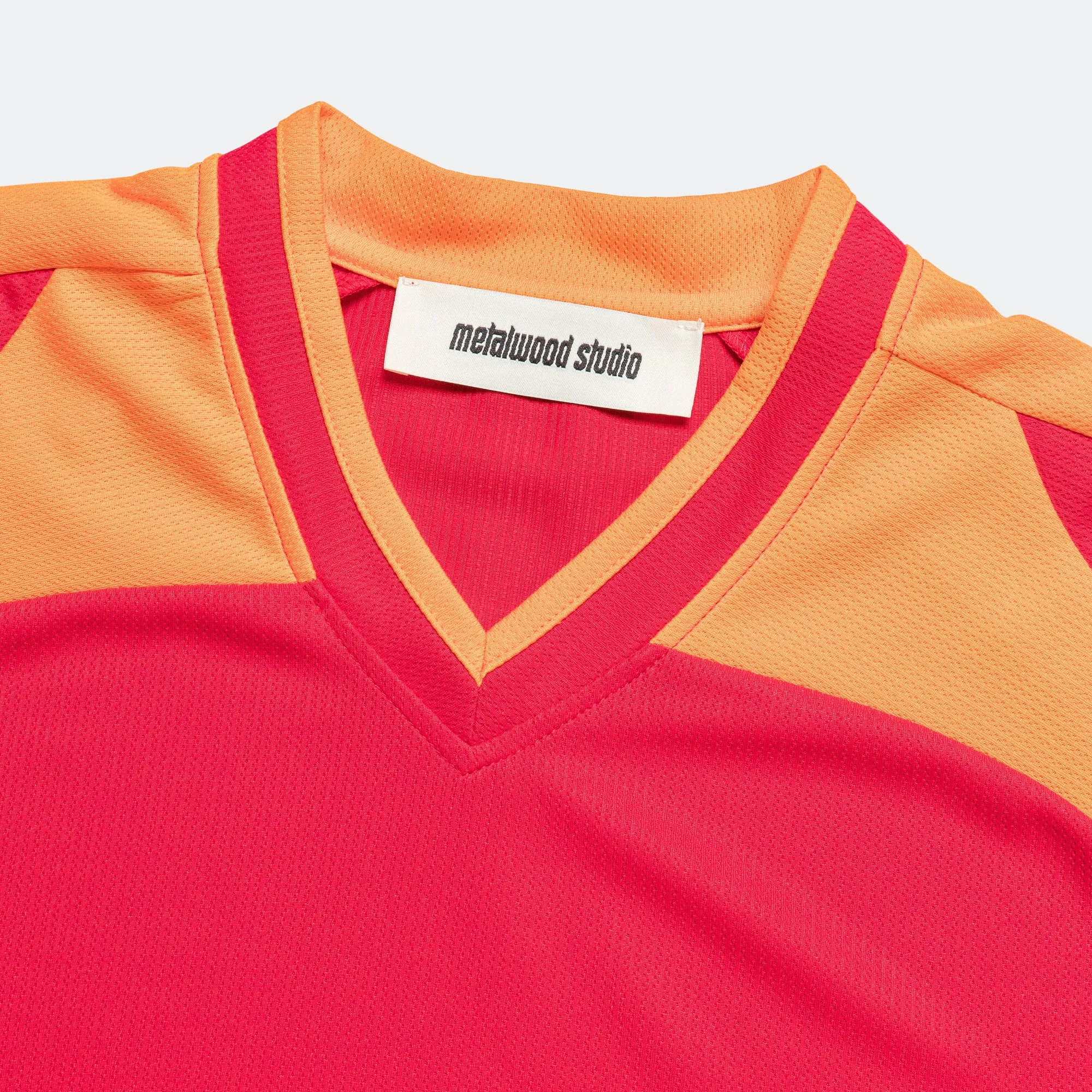 Paneled Jersey - Red/Orange