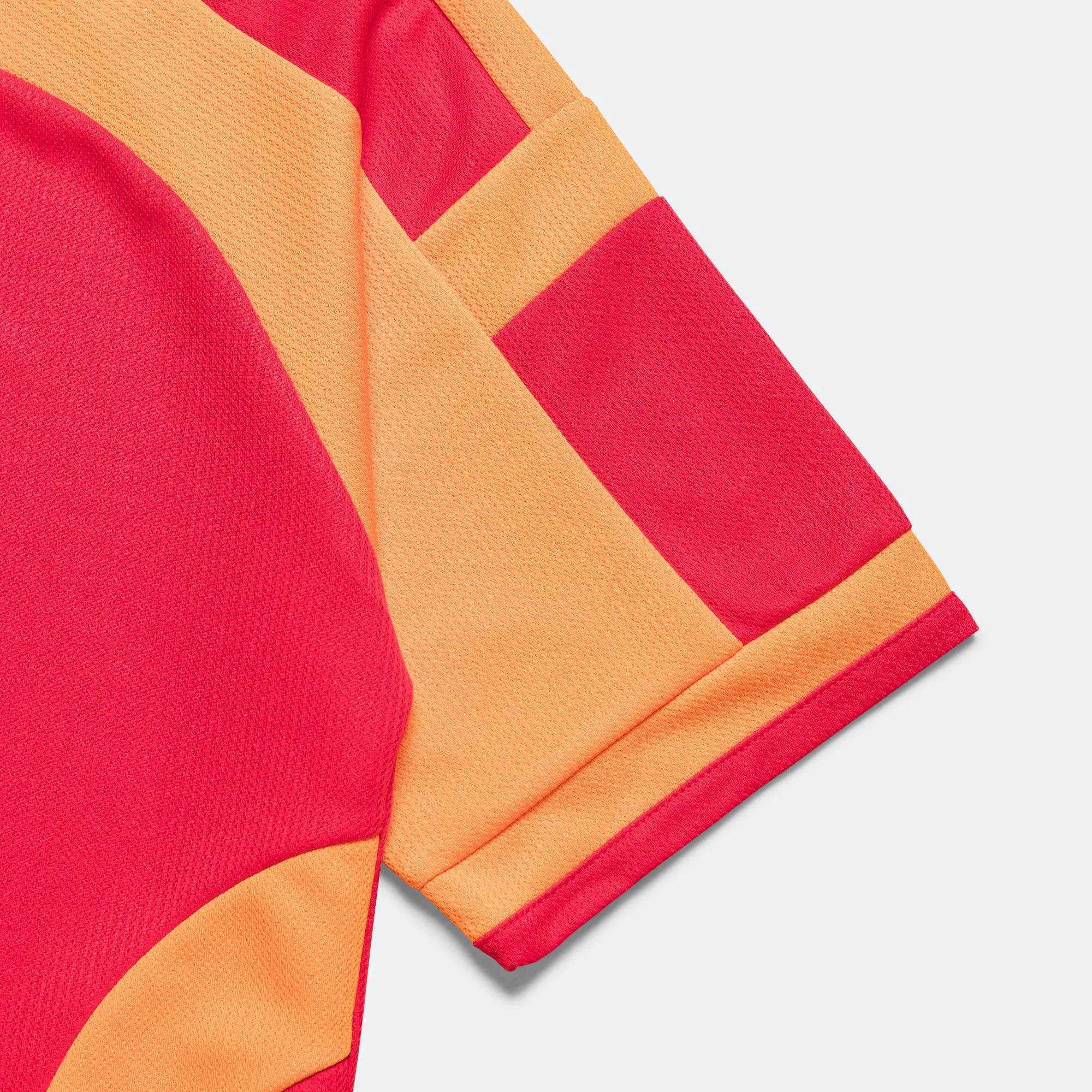 Paneled Jersey - Red/Orange
