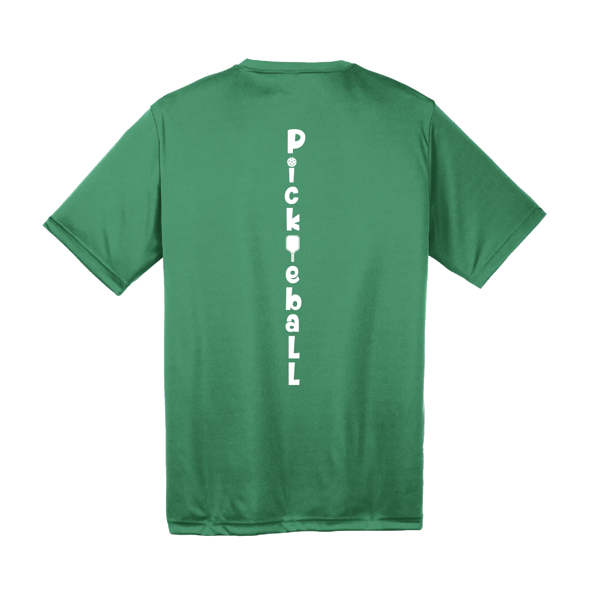 Pickleball Vertical (Customizable) | Youth Short Sleeve Pickleball Shirts | 100% Polyester