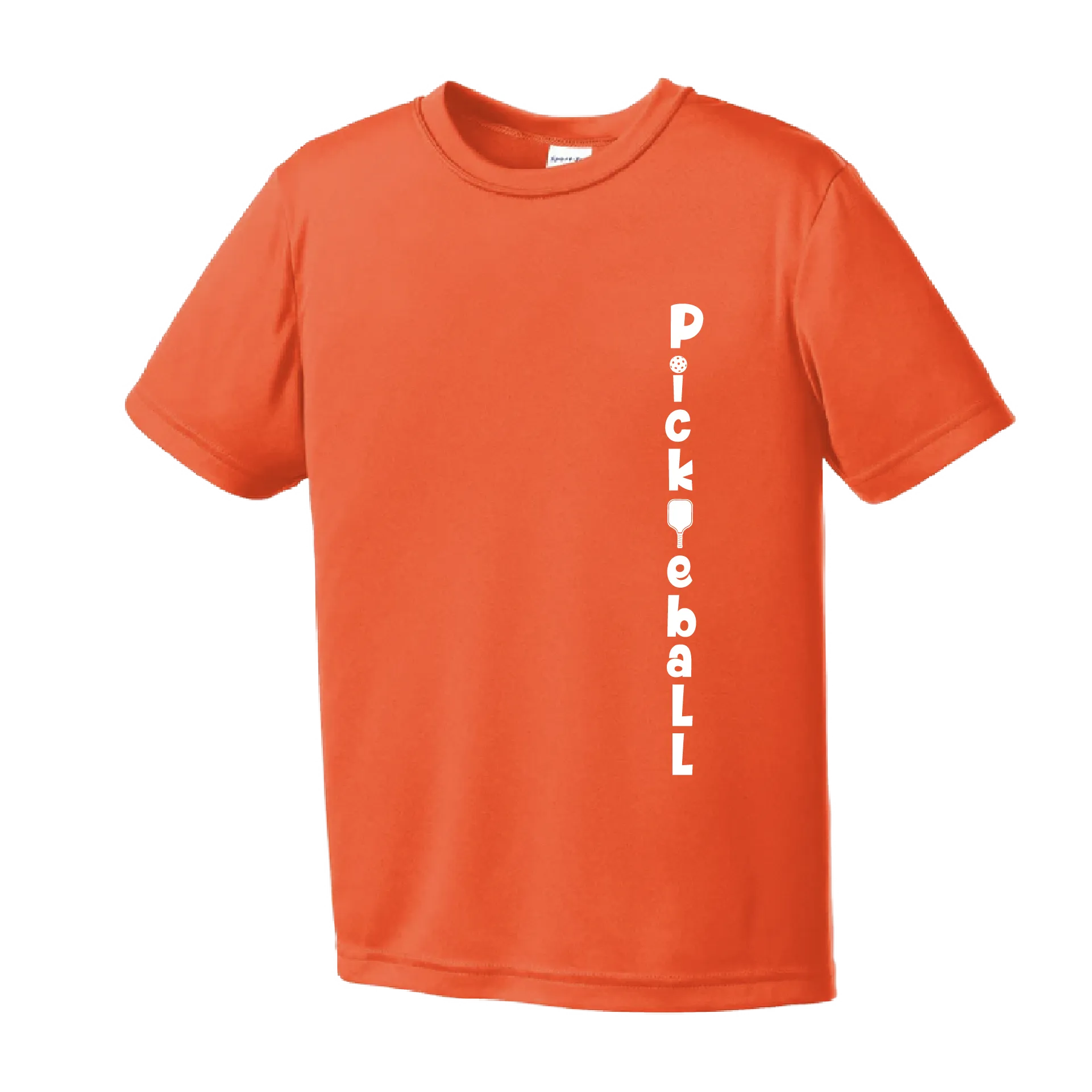 Pickleball Vertical (Customizable) | Youth Short Sleeve Pickleball Shirts | 100% Polyester
