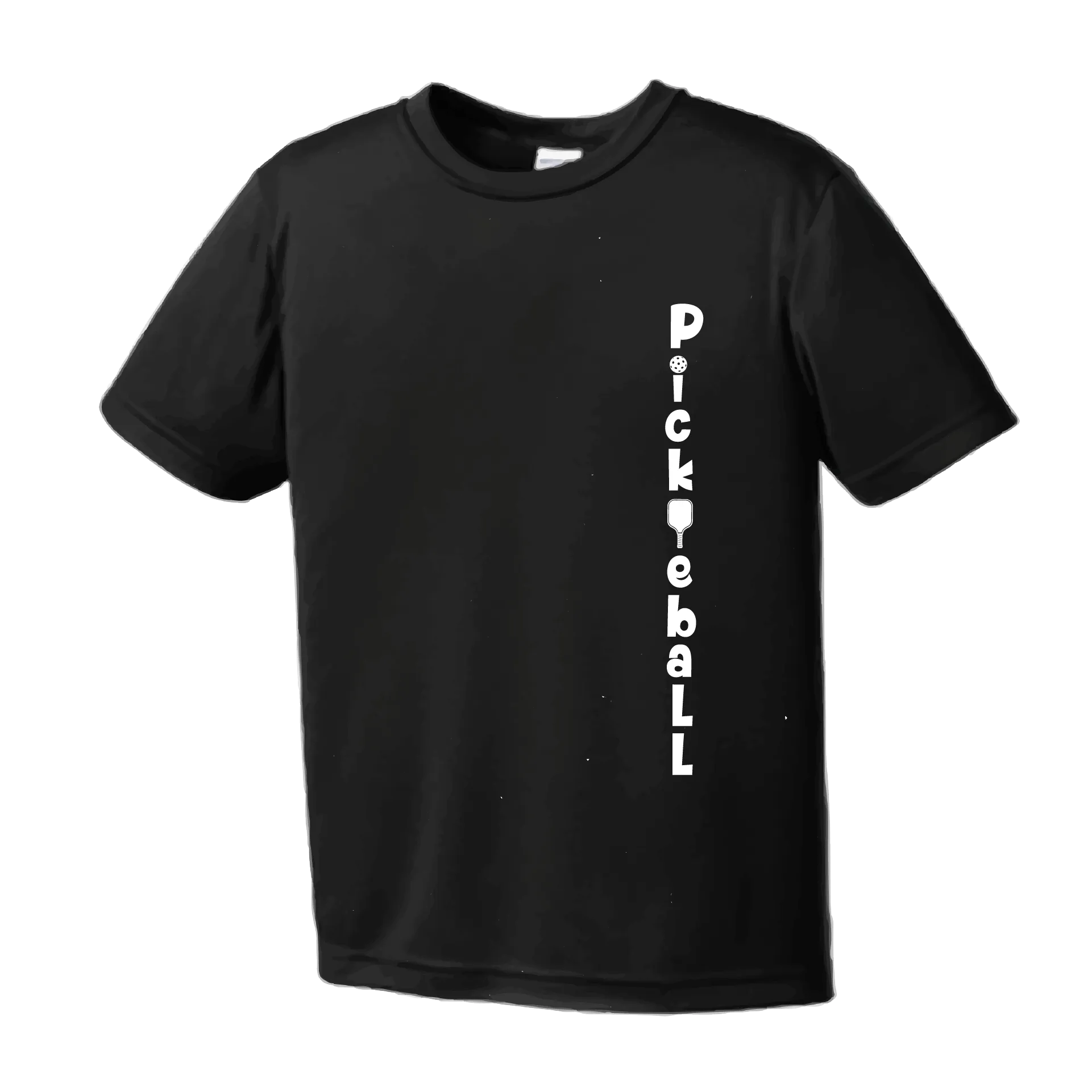 Pickleball Vertical (Customizable) | Youth Short Sleeve Pickleball Shirts | 100% Polyester