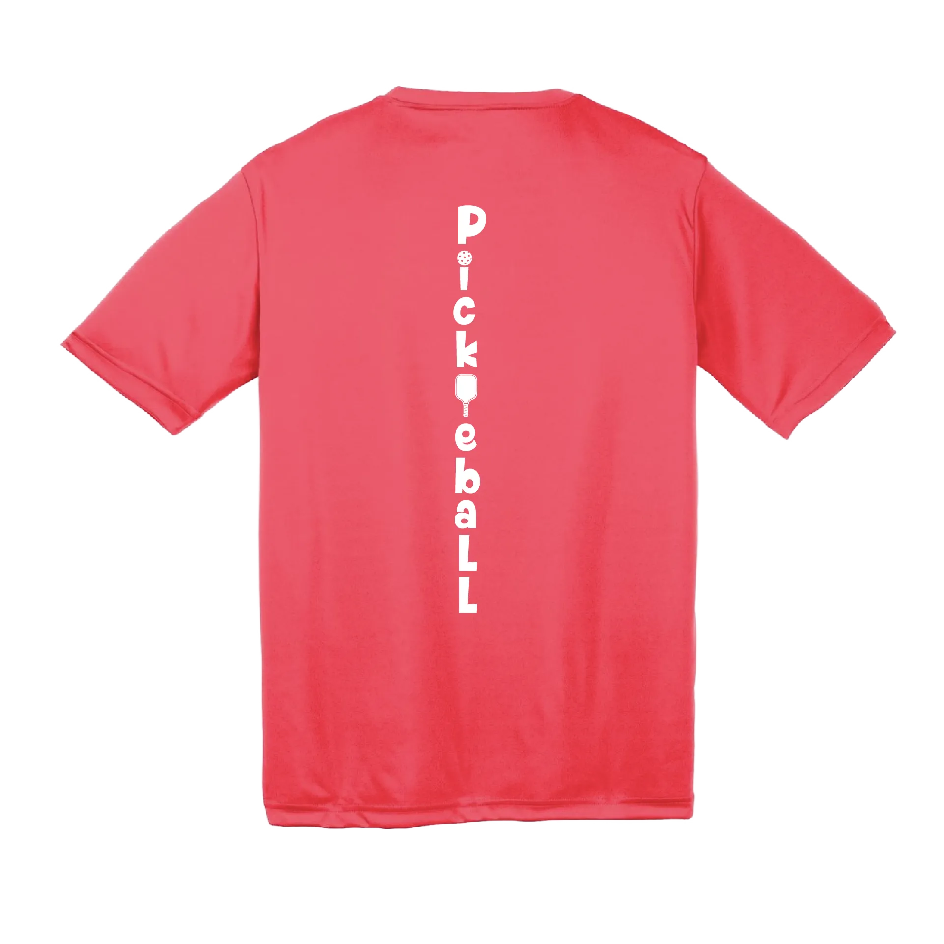 Pickleball Vertical (Customizable) | Youth Short Sleeve Pickleball Shirts | 100% Polyester