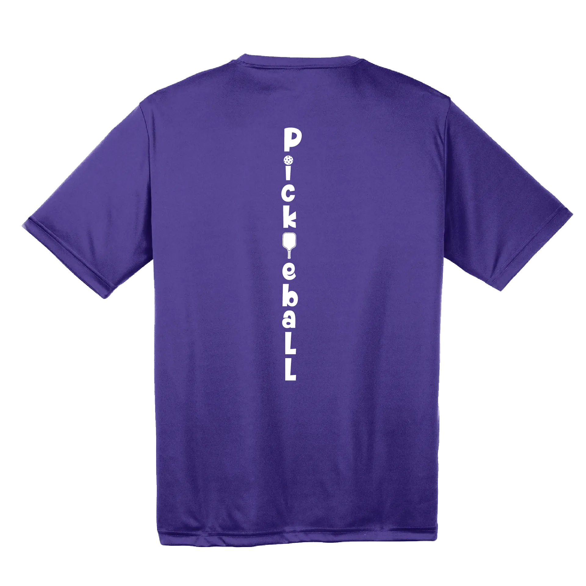 Pickleball Vertical (Customizable) | Youth Short Sleeve Pickleball Shirts | 100% Polyester