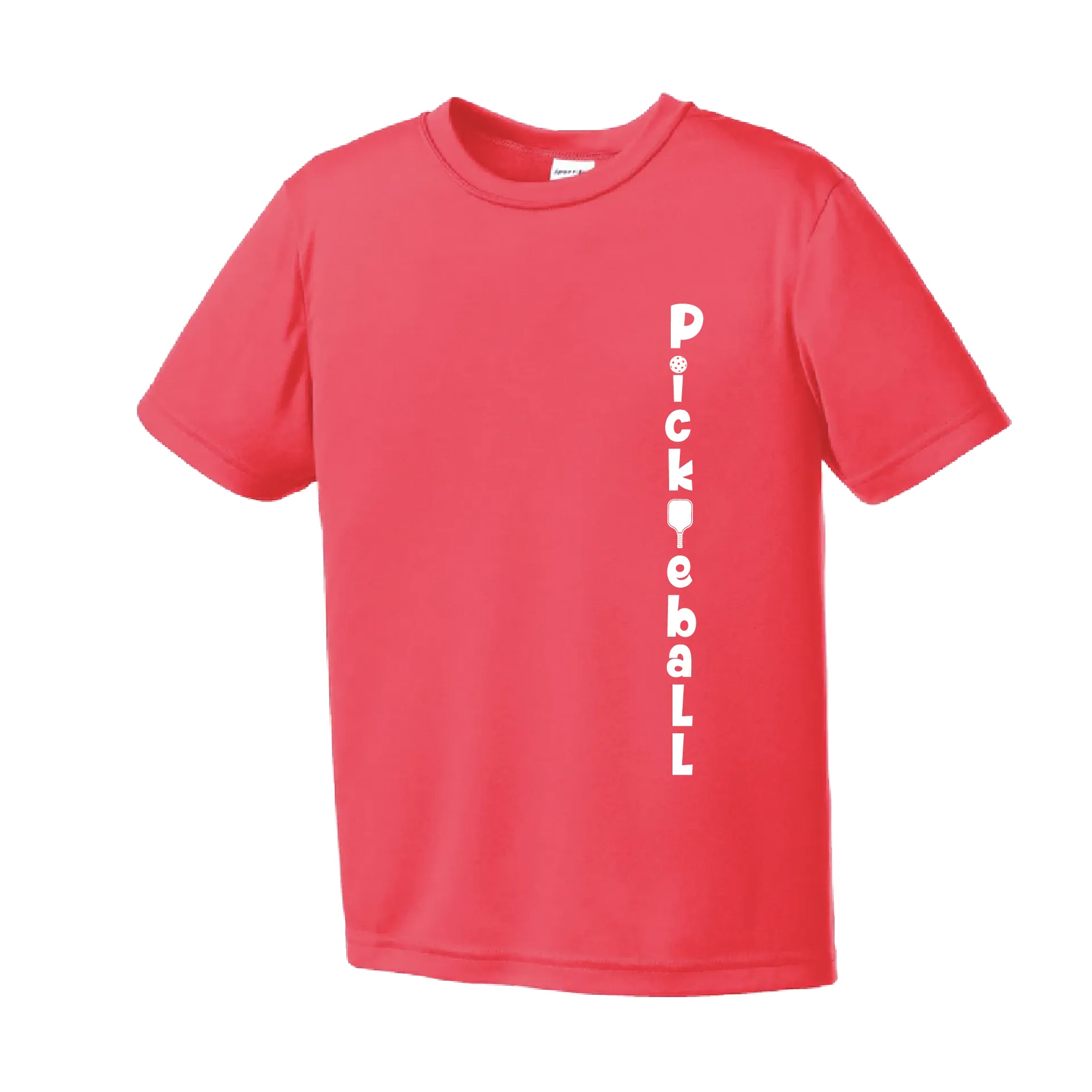 Pickleball Vertical (Customizable) | Youth Short Sleeve Pickleball Shirts | 100% Polyester