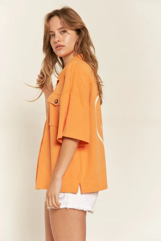 Plus Smiley Face Top