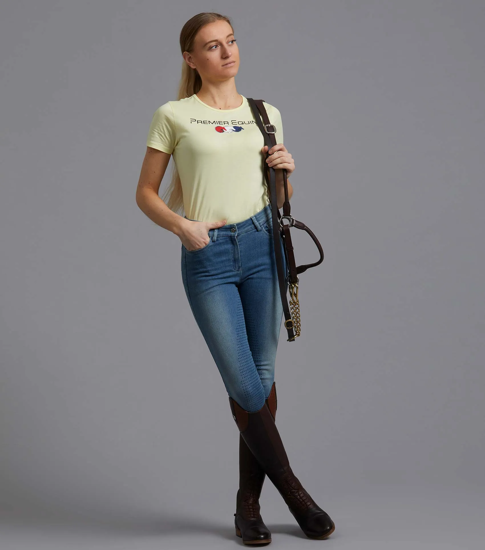 Premier Equine Chiaro Ladies Cotton Riding T-Shirt