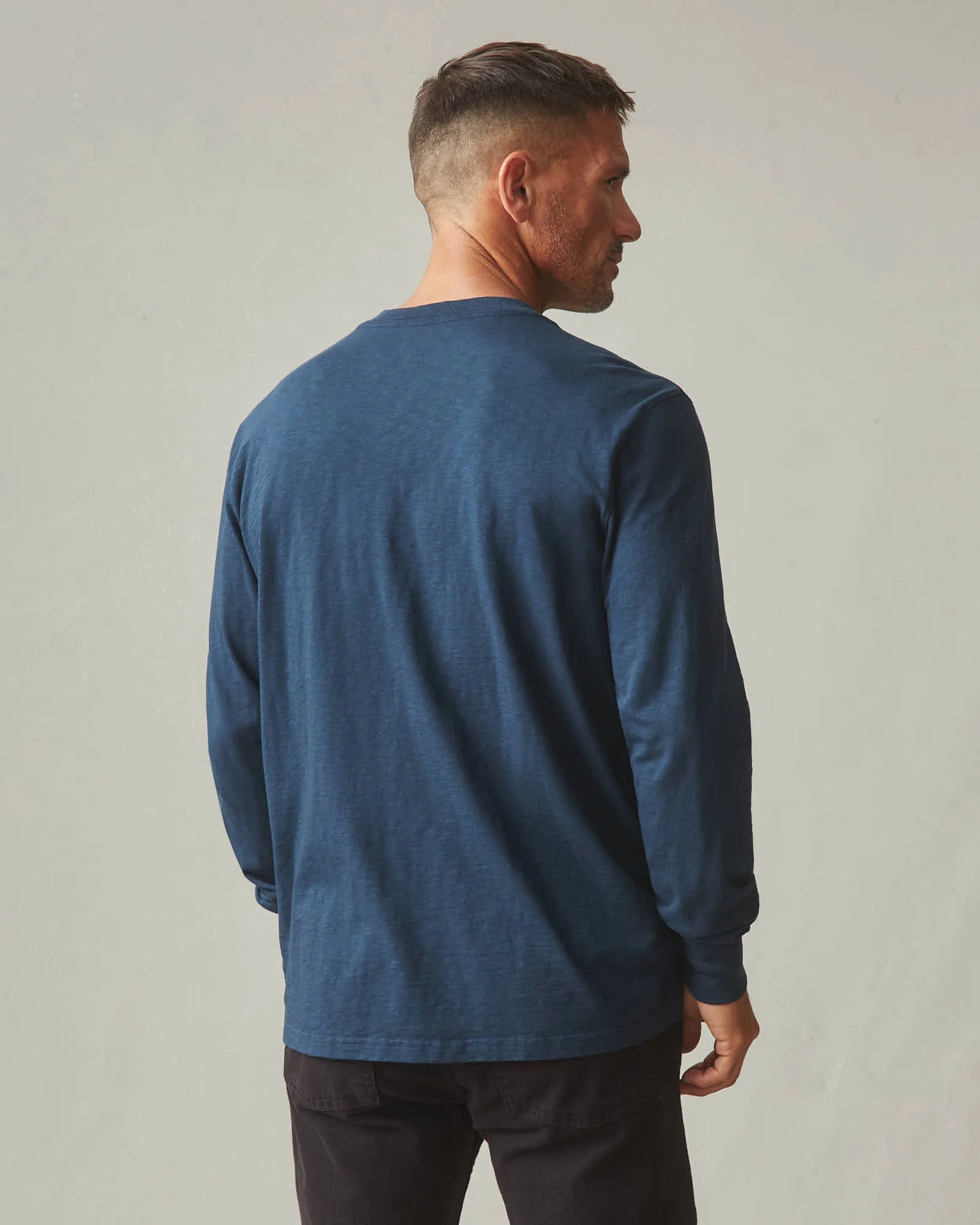 Premium Slub Henley Long Sleeve - Spellbound