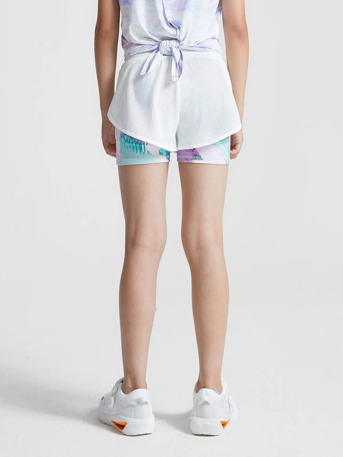 Printed 2-in-1 Short Tights