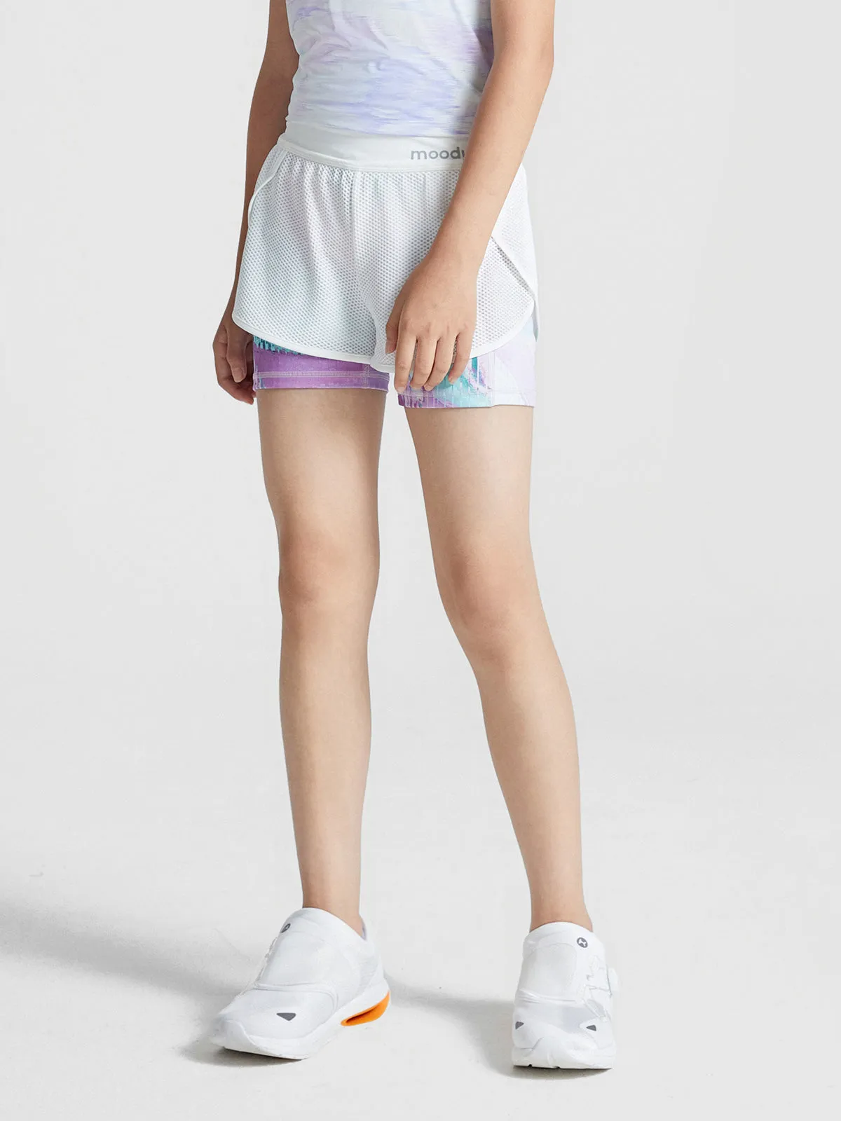 Printed 2-in-1 Short Tights