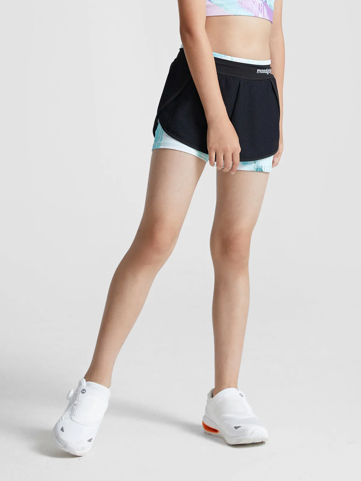 Printed 2-in-1 Short Tights