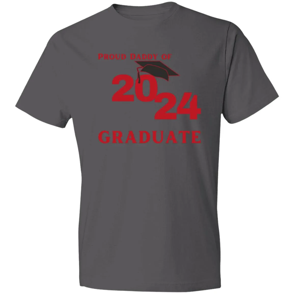 Proud Daddy -- 2024 Graduate -- Lightweight T-Shirt