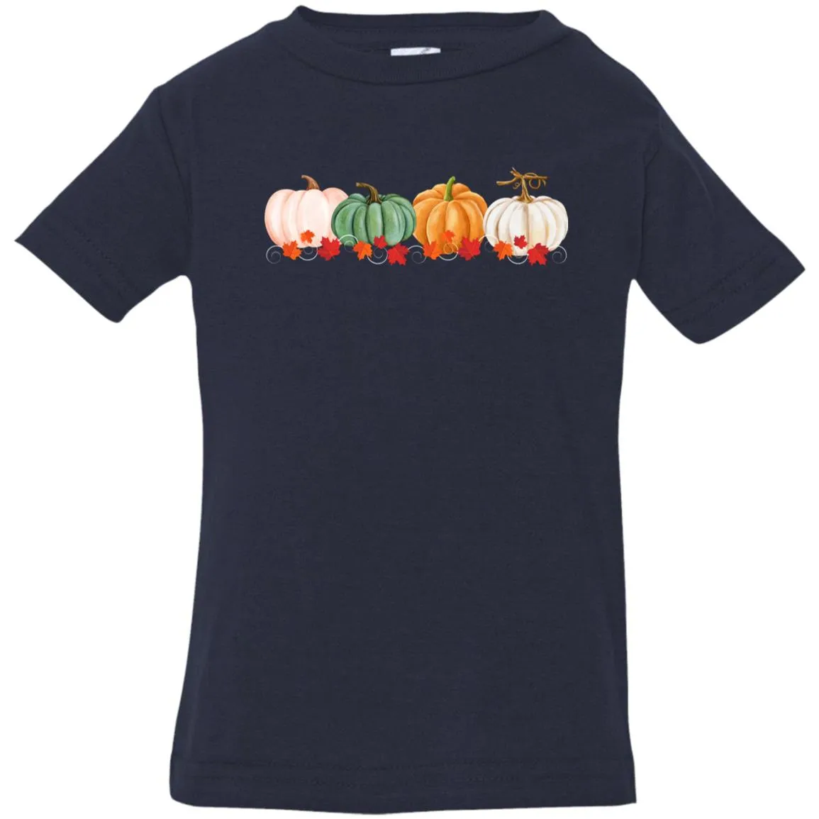 Pumpkins in a Row -- Infant Jersey T-Shirt