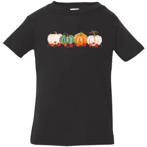 Pumpkins in a Row -- Infant Jersey T-Shirt