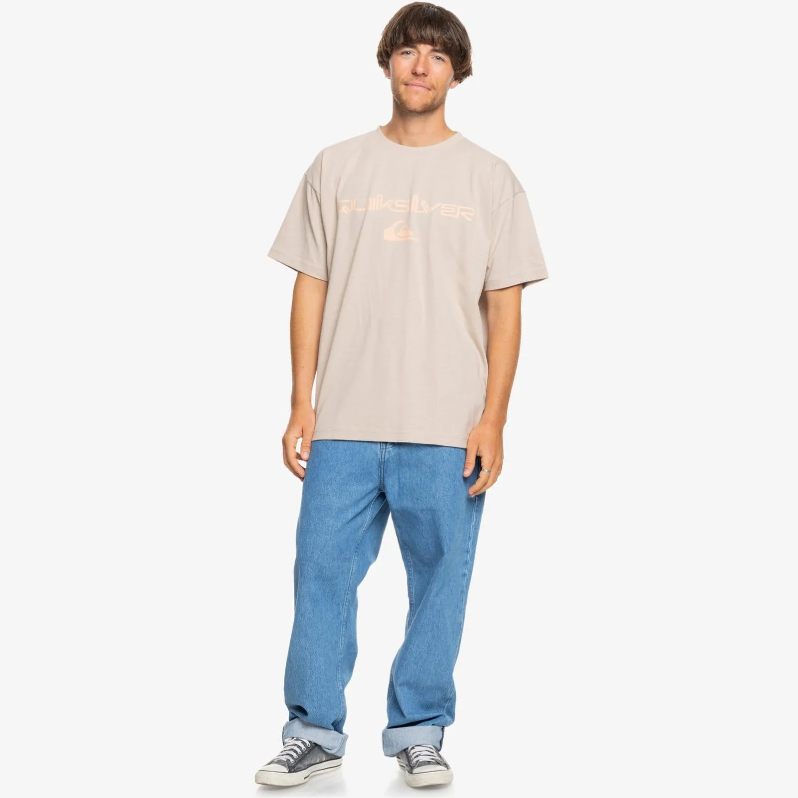 Quiksilver Mens Vintage Omni and Logo T-shirt